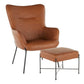 Izzy - Lounge Chair, Ottoman