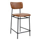 Sailor - Counter Stool - Dark Brown - Leather