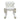 Vendome - Vanity Stool - Beige Synthetic Leather & Antique Pearl
