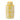 Cer Square Jar With Lid 18" - Yello With Cotton