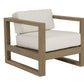 Coastal Teak - Club Chair In Canvas, No Welt - Teak