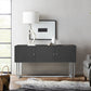 Prague - Contemporary Buffet - Brushed / Gray