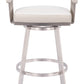 Bantry - Swivel Barstool - White