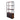 Sara - Bookshelf - Espresso PU, Walnut & Sandy Black