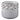 Floral Applique Planter - Gray