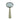 4" Mop Handle Magnifying Glass - Ivory