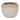 Ceramic Bowl With Top Weave 7" - Ivory