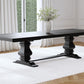 Florence - Extension Dining Table - Distressed Black