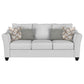 Salizar - Upholstered Flared Arm Sofa - Sand