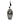 Escara Small Urn With Topper 26" - Bronze
