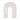 Marble 7" Horseshoe Tabletop Deco - White