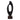20" Dixon Black Resin Statuary - Black