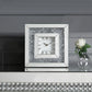 Noralie - Accent Clock - Mirrored & Faux Diamonds