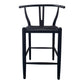 Ventana - Counter Stool - Black - Wood