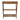 Wood Butler Tray With Stand 30 x 32" - Brown