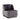Decapree - Accent Chair - Antique Slate Top Grain Leather & Gray Velvet