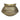 11" Balina Metal Boat Shaped Vase - Gold