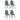 Dennison - Upholstered Dining Side Chair (Set of 4) - Gray