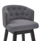 Celine - Swivel Wood Bar Stool