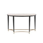 Ayser - Accent Table - White Washed & Black