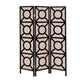 Vulcan - 3 Panel Room Divider Folding Shoji Screen - Cappuccino