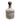 20" Sutton Gray Glass Bottle Large - Gray