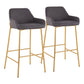 Daniella - Fixed-Height Bar Stool Set