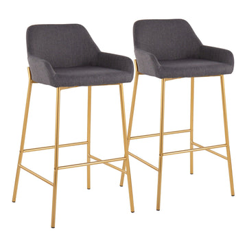 Daniella - Fixed-Height Bar Stool Set