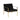 Velveteen Arm Chair - Black / Gold