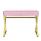 Coleen - Desk - Pink & Gold Finish