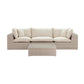 Cali - Wicker Outdoor Modular Sofa - Natural