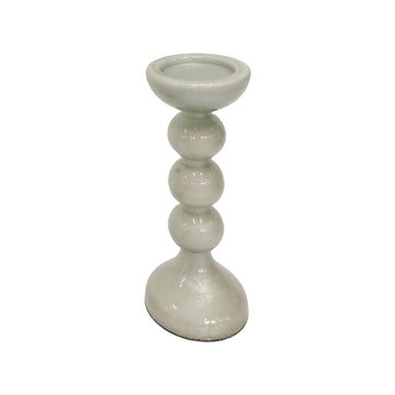 Bubbly Candle Holder - White