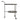 Francois Marble Bar Cart 33" - Gray