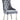 Satinka - Fabric Side Chair (Set of 2) - Gray & Mirrored Silver