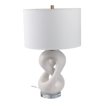 Venta Quartz Resin Table Lamp - White