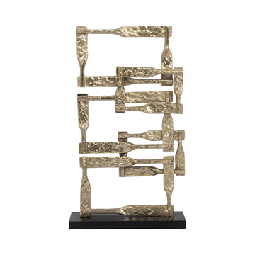 Metal Stacking Squares 17" - Gold