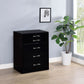 Danbury - 3-Drawer Makeup Vanity & Stool Set