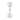 8" x 3" Glass 10 Min Bubble Sandtimer - Iridescent