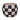 7" Checkerboard Rounded Planter - Black / White