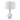 Violetta 3D Printed Porcelain Table Lamp - White