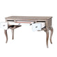 Esteban - Vanity Desk - Mirrored & Antique Champagne Finish