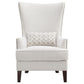 Pippin - Upholstered High Wingback Accent Chair - Latte