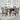 Barton - 5 Piece Round Wood Dining Table Set - Dark Brown
