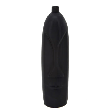 Face Vase 18" - Black