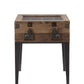 Kolin - Accent Table - Rustic Oak & Matte Gray