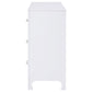 Anastasia - 6-Drawer Dresser - Pearl White