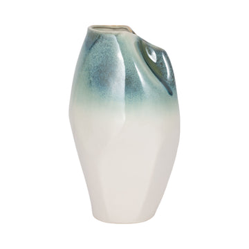 Jenelle Large Ceramic Vase - White