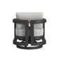 Malibu - Swivel Chair - Black / White