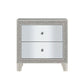 Sliverfluff - Nightstand - Mirrored & Champagne Finish