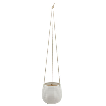 Hanging Planter 6" - White